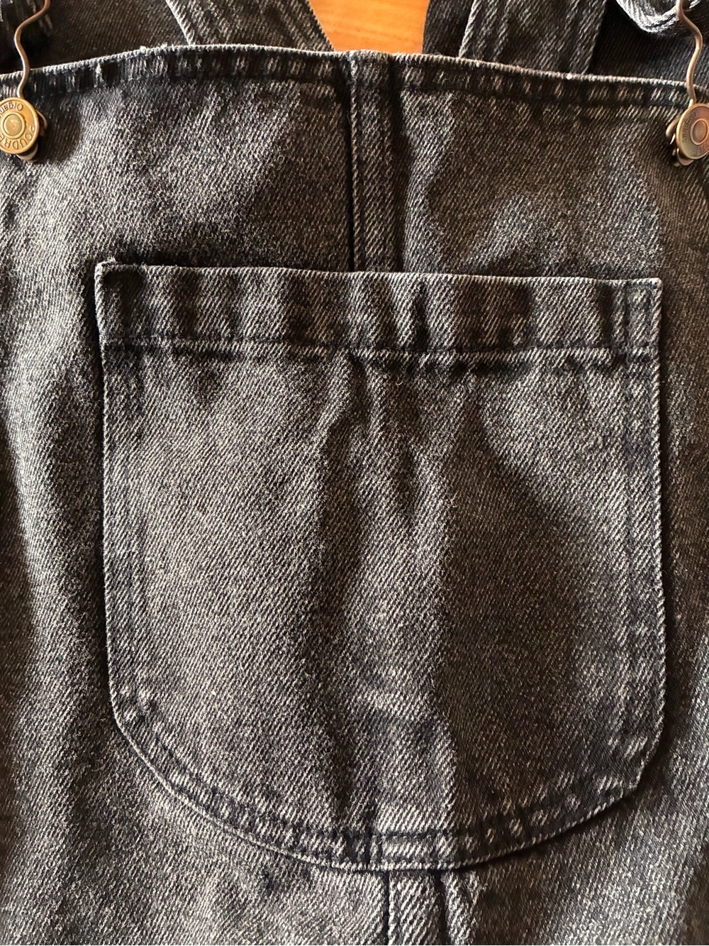 Women’s POUDRE ORGANIC Black Denim dungarees/overalls. NWT. - Picture 8 of 10